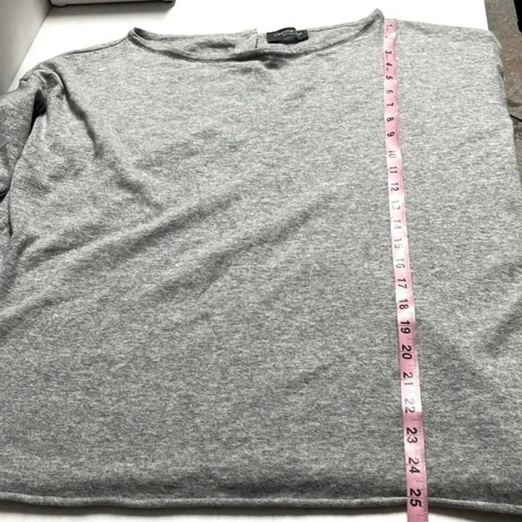 Cashmere silk blend cardigan sweater back buttons made in Italy neutral sweater - Picture 6 of 13